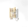Smart constant-temperature household drying electric towel rack for bathroom, single-layer 4+4 Application Scenario
